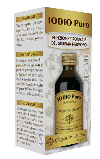 IODIO PURO ANALCOLICO 100 ML - Farmastop