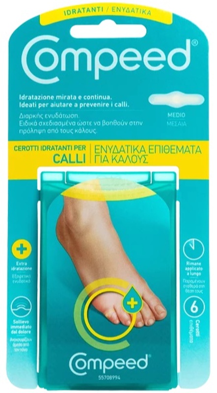 COMPEED CEROTTI PER CALLI IDRATANTI 6 PEZZI - Farmastop