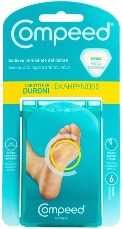 COMPEED CEROTTI PER DURONI MEDIO 6 PEZZI - Farmastop