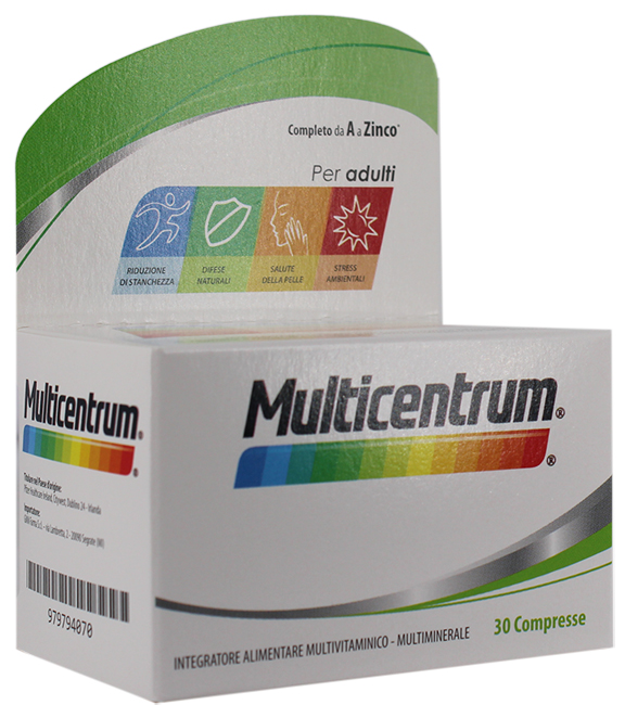 MULTICENTRUM ADULTI 30 COMPRESSE - Farmastop