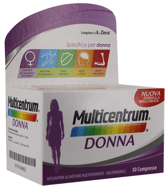 MULTICENTRUM DONNA 30 COMPRESSE - Farmastop