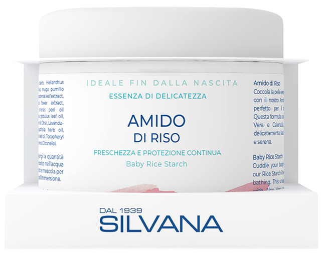 SILVANA AMIDO DI RISO COCCOLE CON ALOE VERA E CALENDULA 200 G - Farmastop