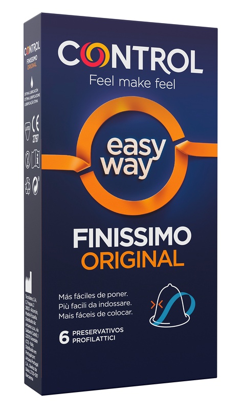 PROFILATTICO CONTROL FINISSIMO ORIGINAL EASY WAY 6 PEZZI - Farmastop