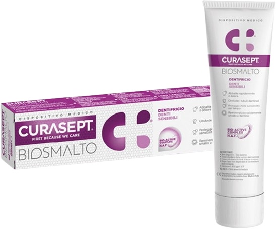 CURASEPT BIOSMALTO DENTIFRICIO DENTI SENSIBILI 75 ML - Farmastop