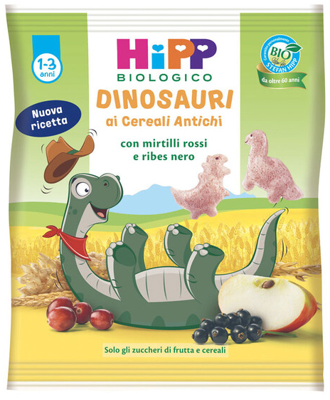 HIPP BIO DINOSAURI CEREALI ANTICHI 30 G - Farmastop