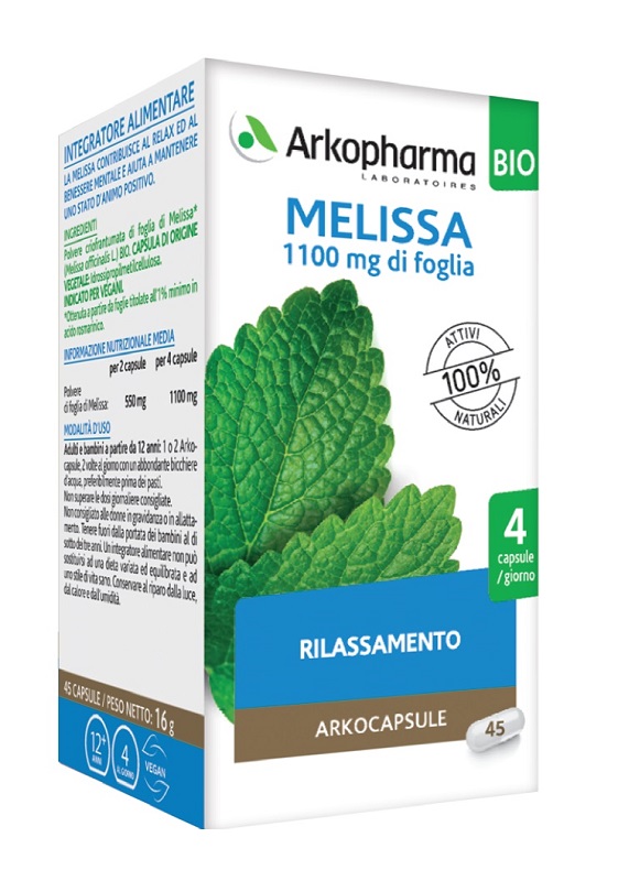 ARKOCPS MELISSA 45 CAPSULE BIO - Farmastop
