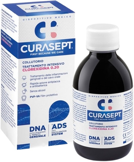 CURASEPT COLLUTORIO 0,20 ADS + DNA 200 ML - Farmastop