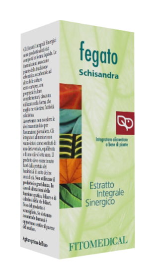 FEGATO SCHISANDRA ESTRATTO INTEGRALE SINERGICO 60 ML - Farmastop
