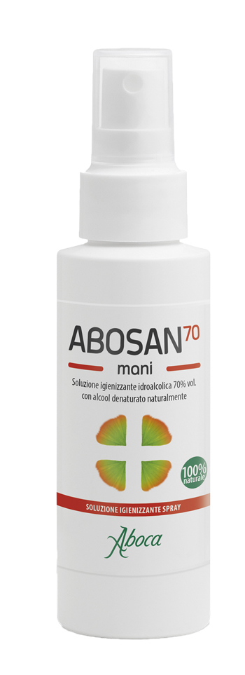 ABOSAN70 SOLUZIONE IGIENIZZANTE MANI 100 ML SPRAY - Farmastop
