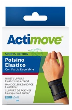 ACTIMOVE SPORTS EDITION POLSINO ELASTICO CON FASCIA REGOLABILE UNIVERSALE - Farmastop