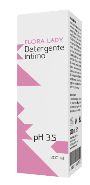 FLORA LADY DETERGENTE INTIMO PH 3,5 200 ML - Farmastop