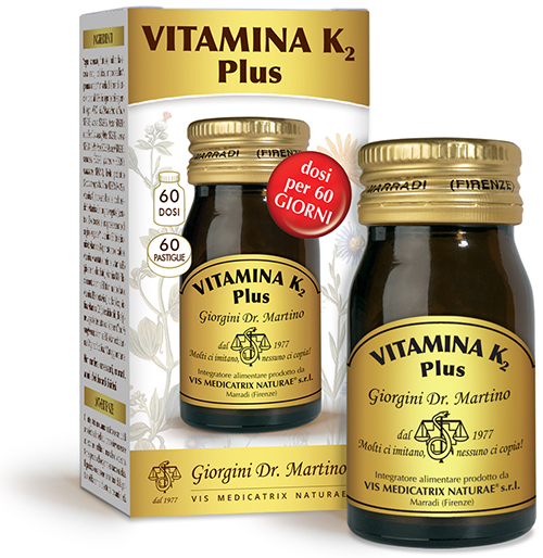 VITAMINA K2 PLUS 60 PASTIGLIE - Farmastop