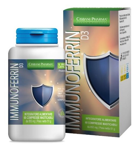 IMMUNOFERRIN D3 60 COMPRESSE OROSOLUBILI - Farmastop