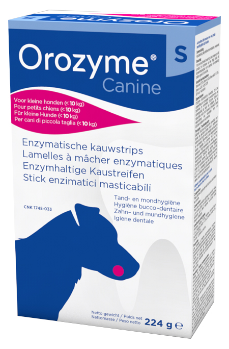 OROZYME CANINE STRISCE ENZIMATICHE MASTICABILI PER CANI DI TAGLIA PICCOLA - Farmastop