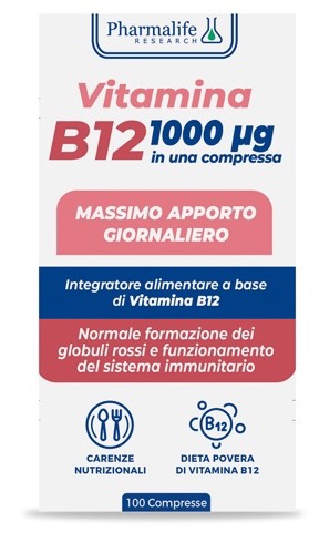VITAMINA B12 100 COMPRESSE VITACURVEG - Farmastop