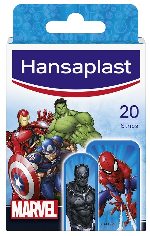 HANSAPLAST CEROTTO KIDS MARVEL 20 PEZZI - Farmastop
