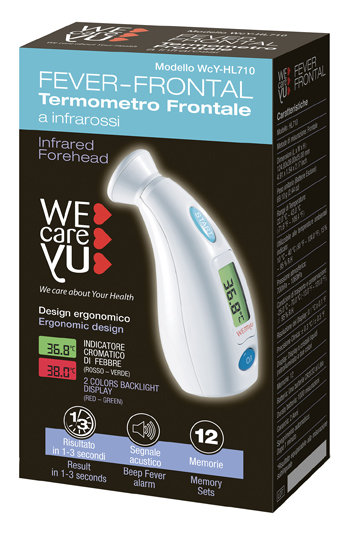 TERMOMETRO FRONTALE WECAREYU FEVER FRONTAL 1 PEZZO - Farmastop