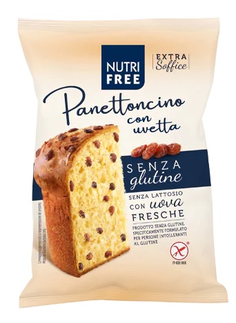 NUTRIFREE PANETTONCINO CON UVETTA 100 G - Farmastop