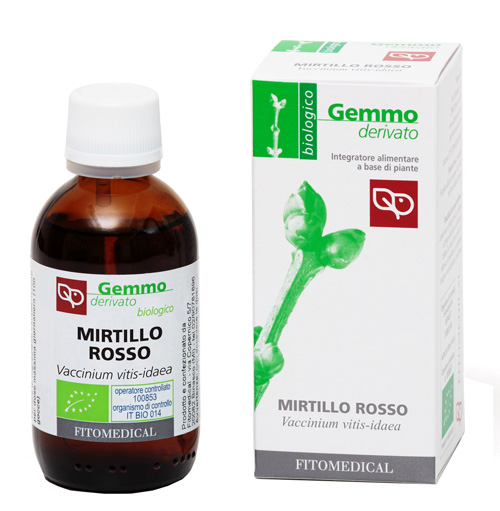MIRTILLO ROSSO MACERATO GLICERINATO BIO 50 ML - Farmastop