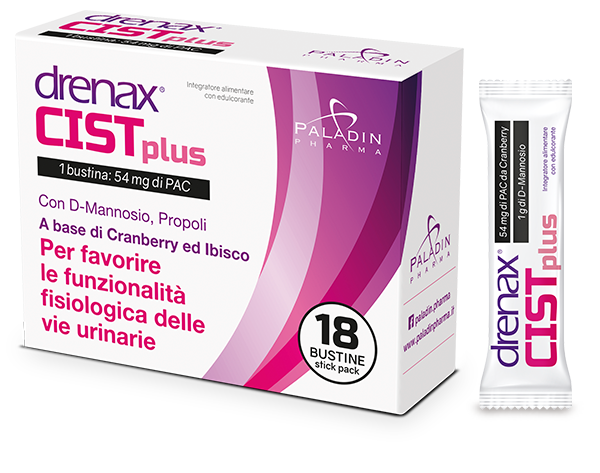 DRENAX FORTE CIST PLUS 18 STICK PACK - Farmastop