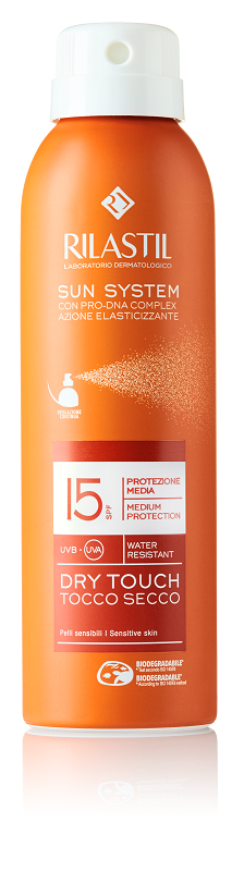 RILASTIL SUN SYSTEM DRY DRY TOUCH SPF15 200 ML - Farmastop