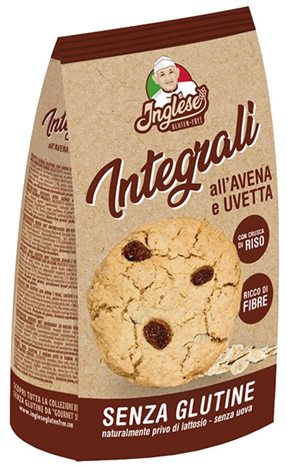 INGLESE BISCOTTI AVENA UVETTA 300 G - Farmastop