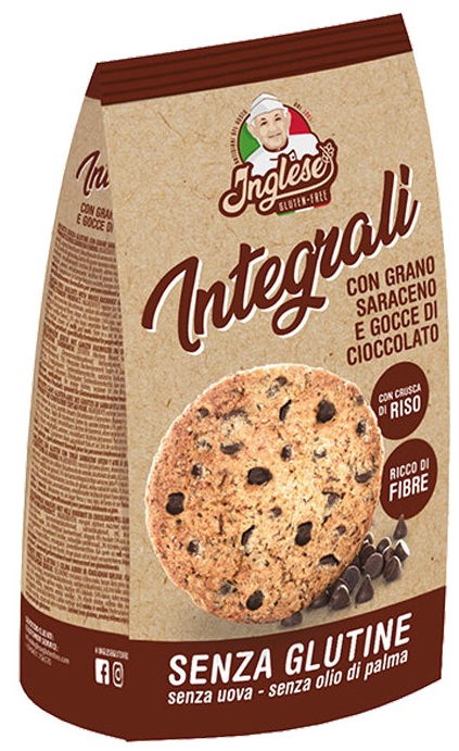 INGLESE BISCOTTI AL GRANO SARACENO CON GOCCE DI CIOCCOLATO 300 G - Farmastop