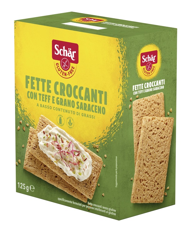 SCHAR FETTE CROCCANTI TEFF/GRANO SARACENO 125 G - Farmastop