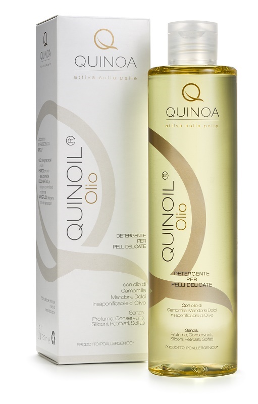 QUINOA QUINOIL OLIO DETERGENTE PER PELLI DELICATE 200 ML - Farmastop