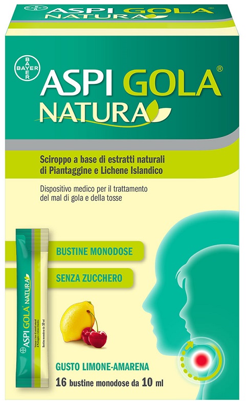 ASPI GOLA NATURA 16 BUSTINE MONODOSE DA 10 ML - Farmastop