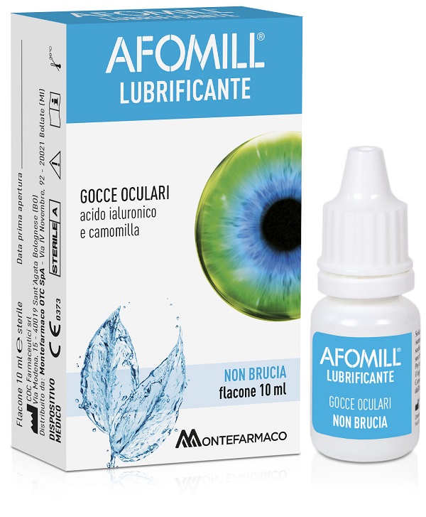 AFOMILL LUBRIFICANTE GOCCE OCULARI 10 ML - Farmastop