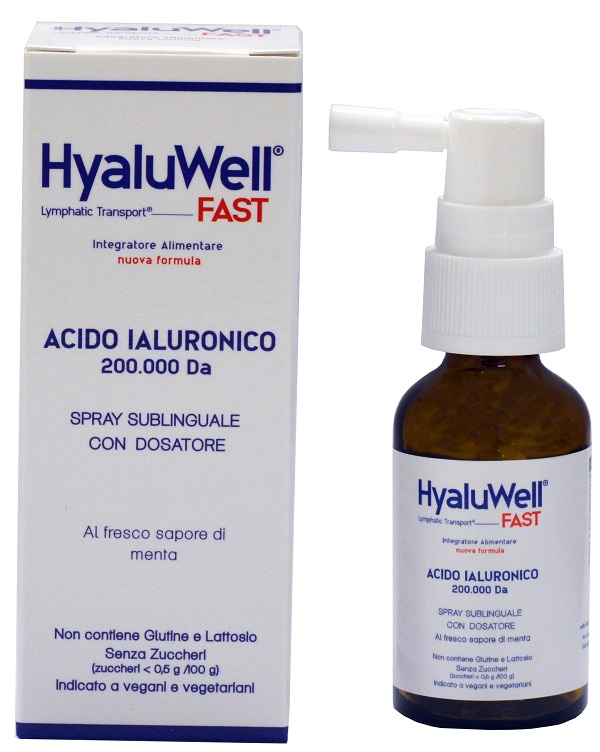 HYALUWELL FAST SPRAY SUBLINGUALE 20 ML - Farmastop
