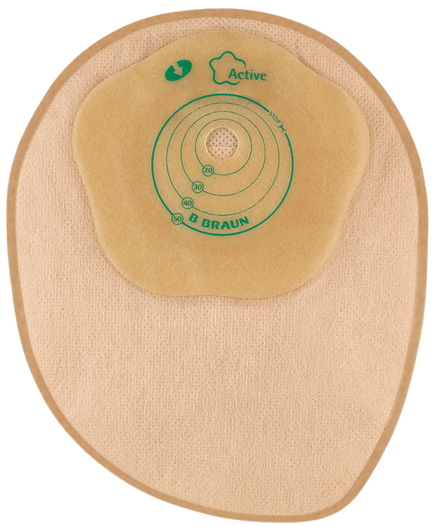 SACCA COLOSTOMIA FLEXIMA ACTIVE MIDI BEIGE FINESTRA ISPEZIONABILE RITAGLIABILE 15-50MM 30 PEZZI - Farmastop