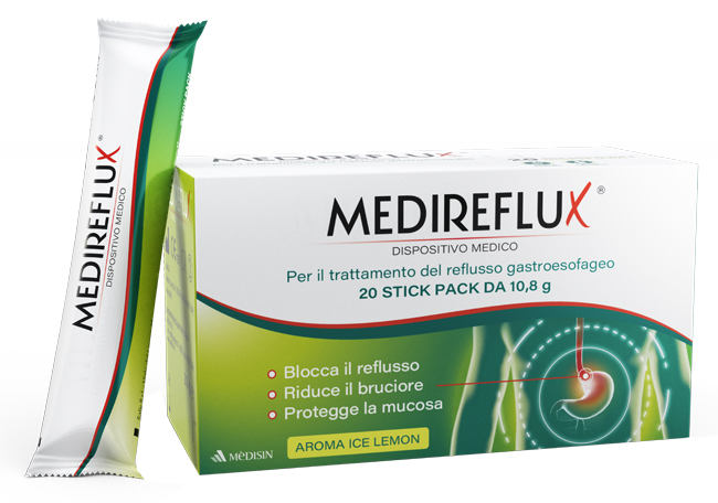 MEDIREFLUX 20 STICK DM - Farmastop