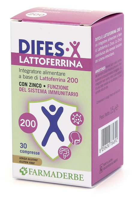 DIFES-X LATTOFERRINA 200 30 COMPRESSE - Farmastop