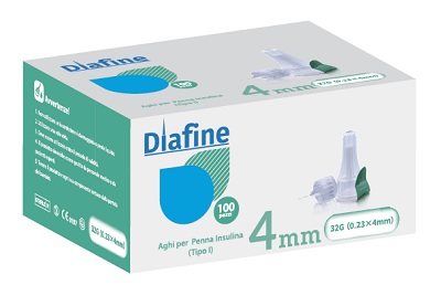 AGO PUNGIDITO PER INSULINA DIAFINE 32GX4MM 100 PEZZI - Farmastop