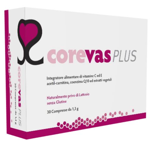 COREVAS PLUS 30 COMPRESSE - Farmastop