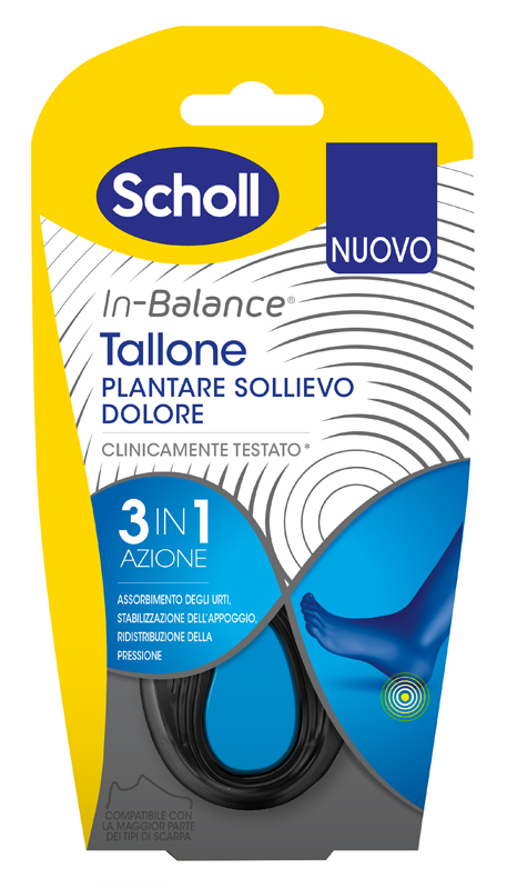 SCHOLL PLANTARE TALLONE S 2 PEZZI - Farmastop