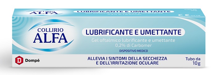 COLLIRIO ALFA LUBRIFICANTE E UMETTANTE GEL 10 ML - Farmastop