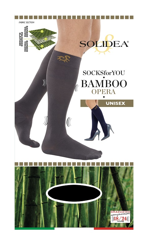 SOCKS FOR YOU BAMBOO OPERA GAMBALETTO NERO S - Farmastop