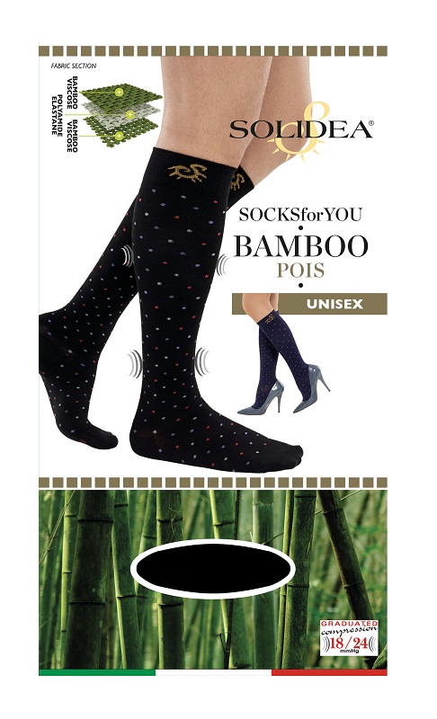 SOCKS FOR YOU BAMBOO POIS GAMBALETTO NERO S - Farmastop