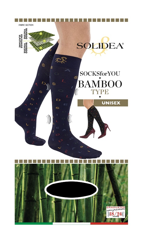 SOCKS FOR YOU BAMBOO TYPE GAMBALETTO NERO XXL - Farmastop