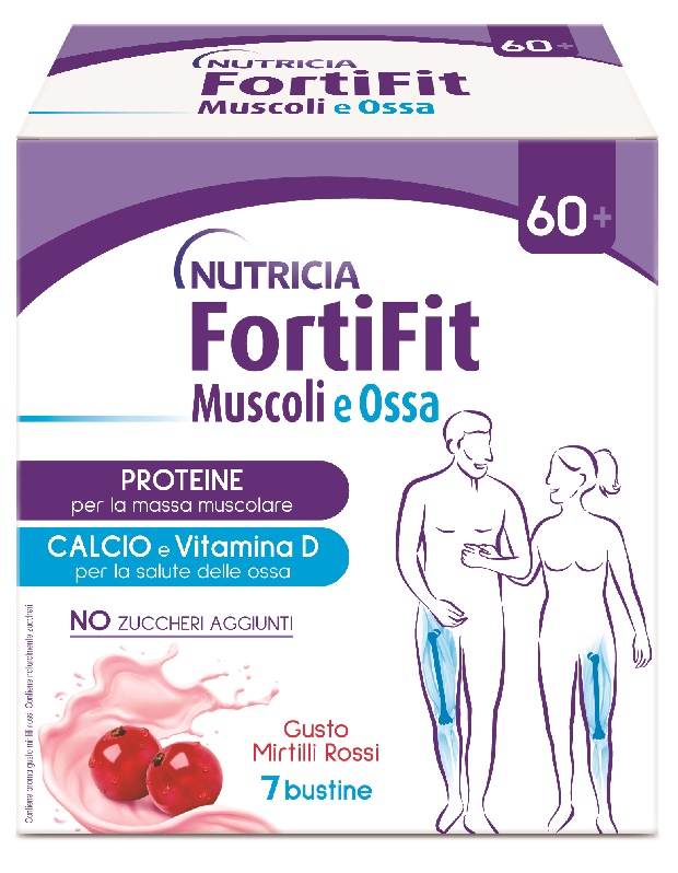 FORTIFIT MUSCOLI&OSSA MIRTILLO ROSSO 7 BUSTINE - Farmastop