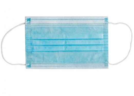 MASCHERINA CHIRURGICA FILTRANTE 98% 3 VELI TIPO IIR CON ELASTICI ADULTI AZZURRA 10 PEZZI - Farmastop