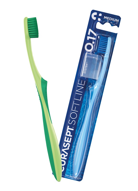 CURASEPT SPAZZOLINO MEDIUM 017 BIPACK - Farmastop