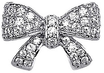 ORECCHINI BOW TIE CRYSTALS 12 MM - Farmastop
