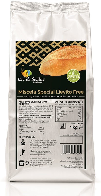 MISCELA SPECIAL LIEVITO FREE 1 KG - Farmastop