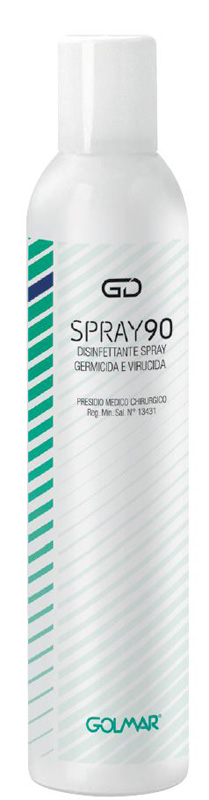 DISINFETTANTE SPRAY GERMICIDA PER SUPERFICI OGGETTI E ATTREZZATURE GD SPRAY 90 400 ML - Farmastop