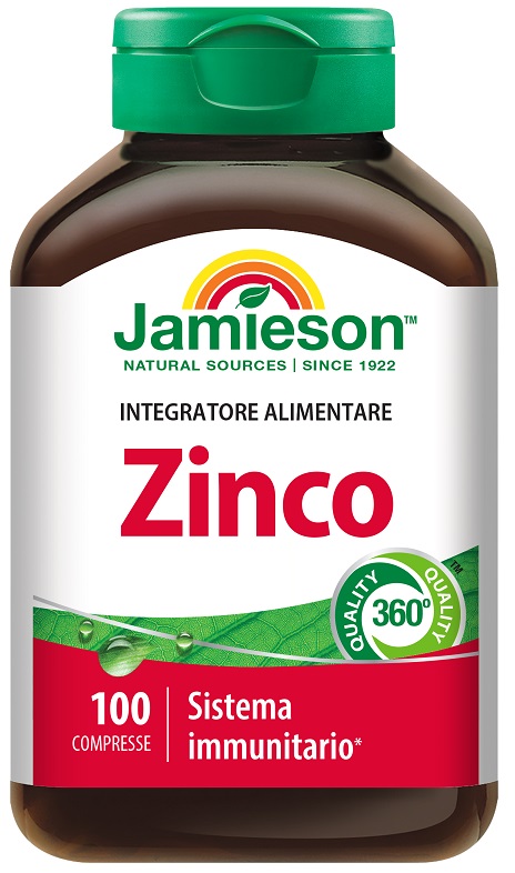 JAMIESON ZINCO 100 COMPRESSE - Farmastop