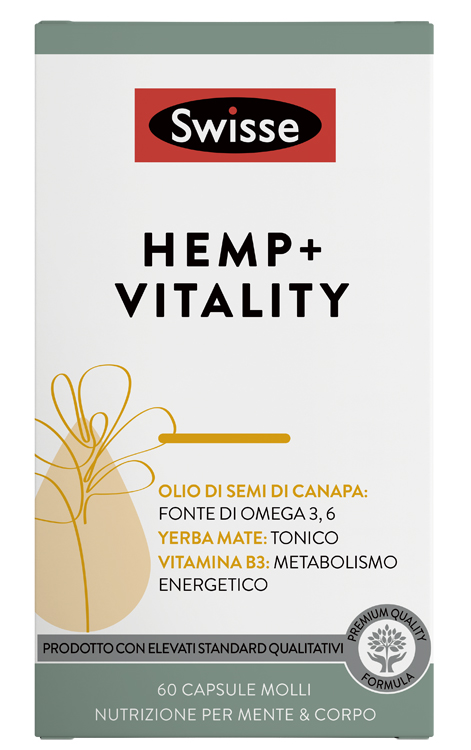 SWISSE HEMP+ VITALITY 60 CAPSULE - Farmastop